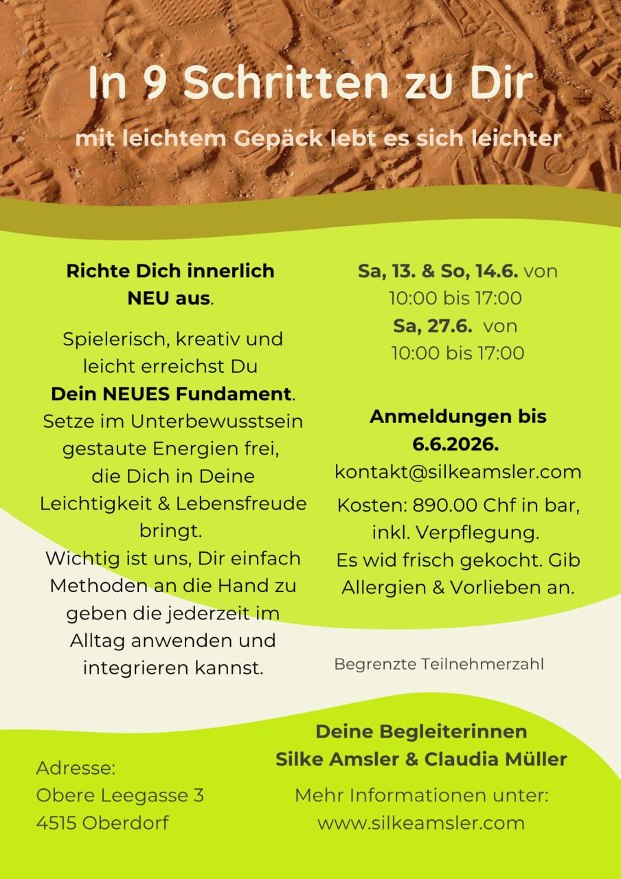Sanft, fein und tiefgreifend. Beschreiben was passiert, wenn du mit deiner eigen