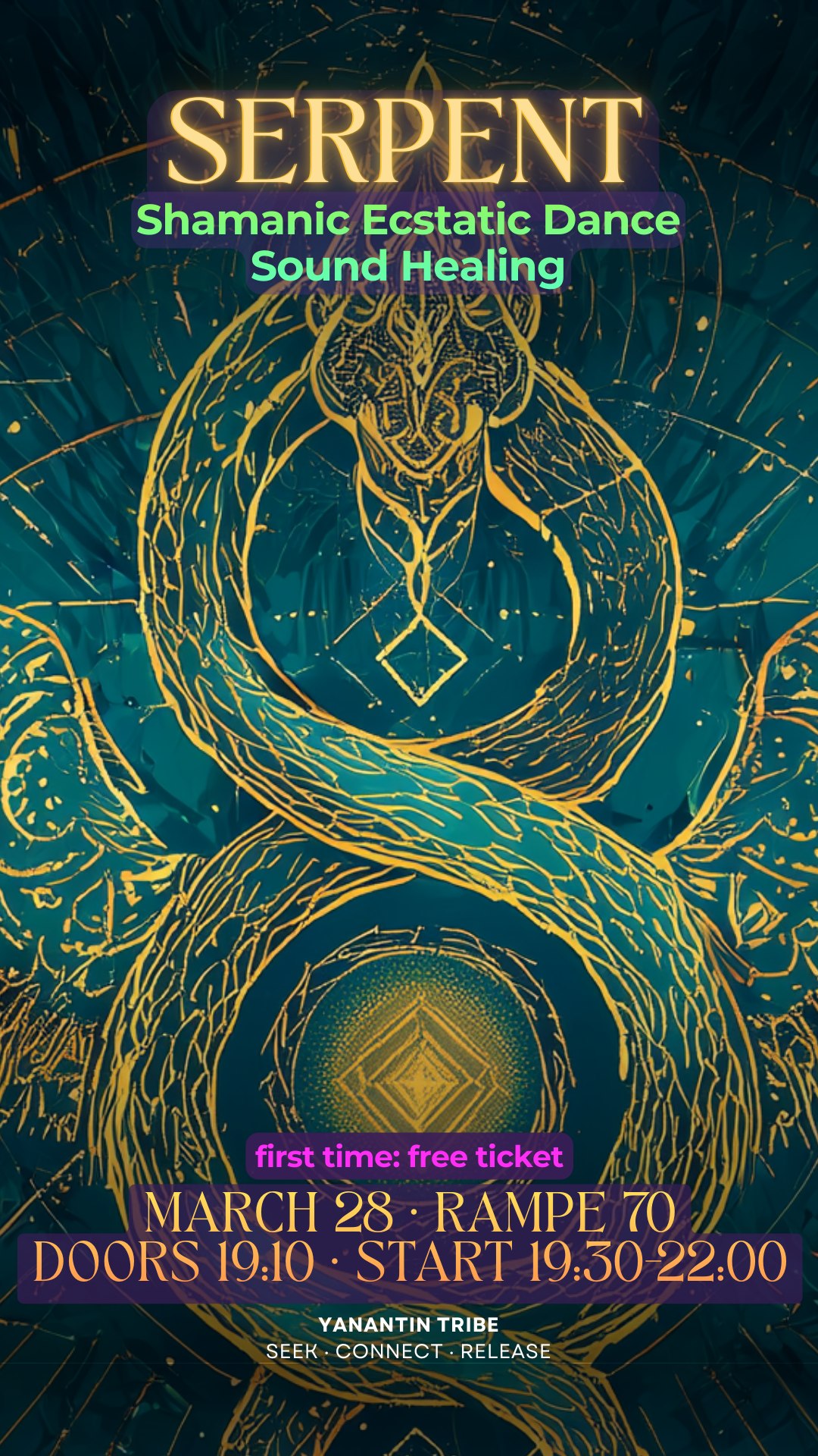 ECSTATIC DANCE ZÜRICH — FREEDOM DANCE PARTY · SERPENT EDITION 🔥