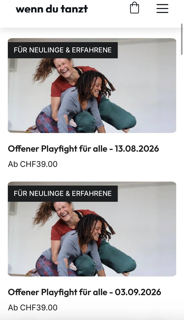 Neue Playfight-Daten ab August bei Sandrine ☀️