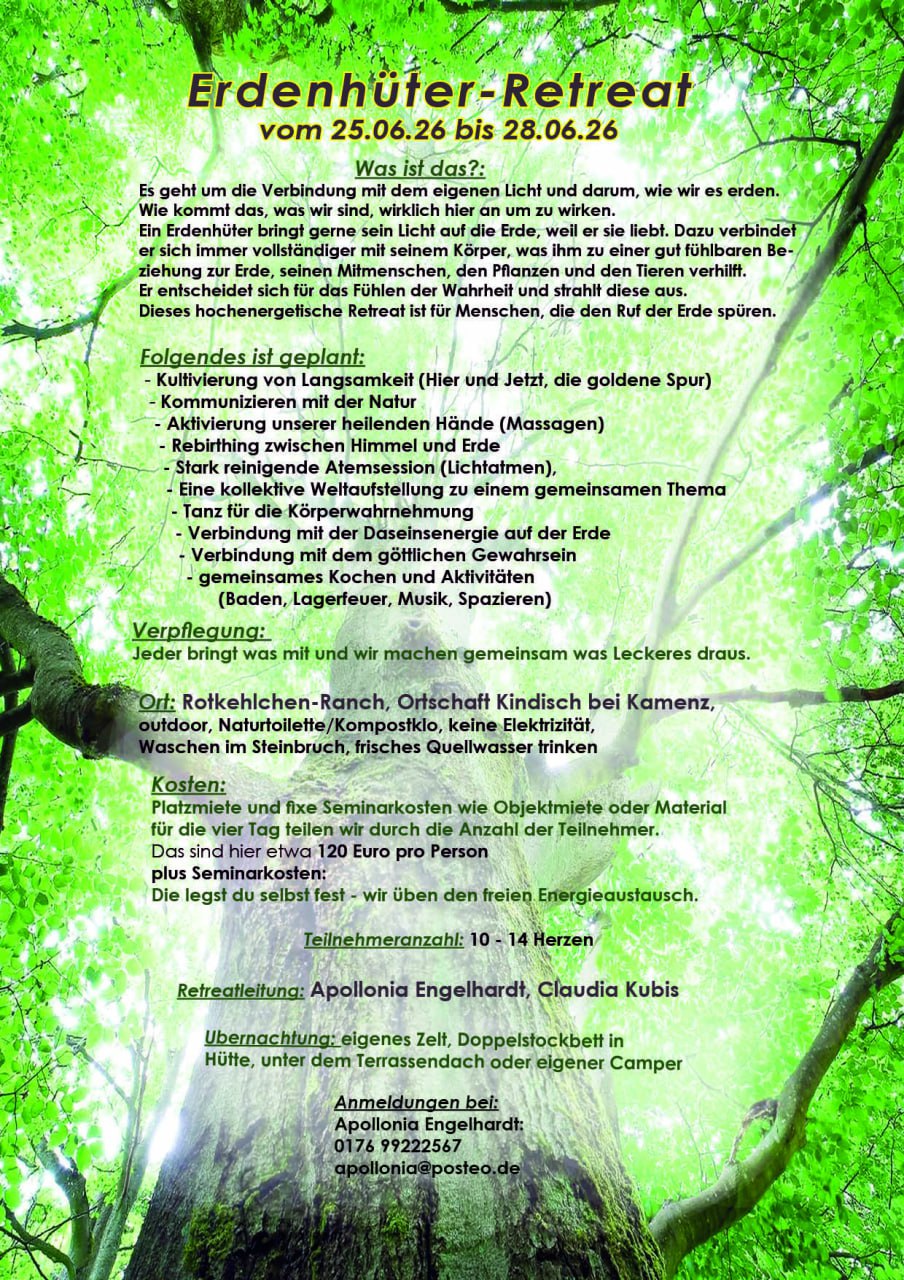 Einmal im Jahr treffen sich erdverbundene Menschen zu diesem kollektiven Ereigni