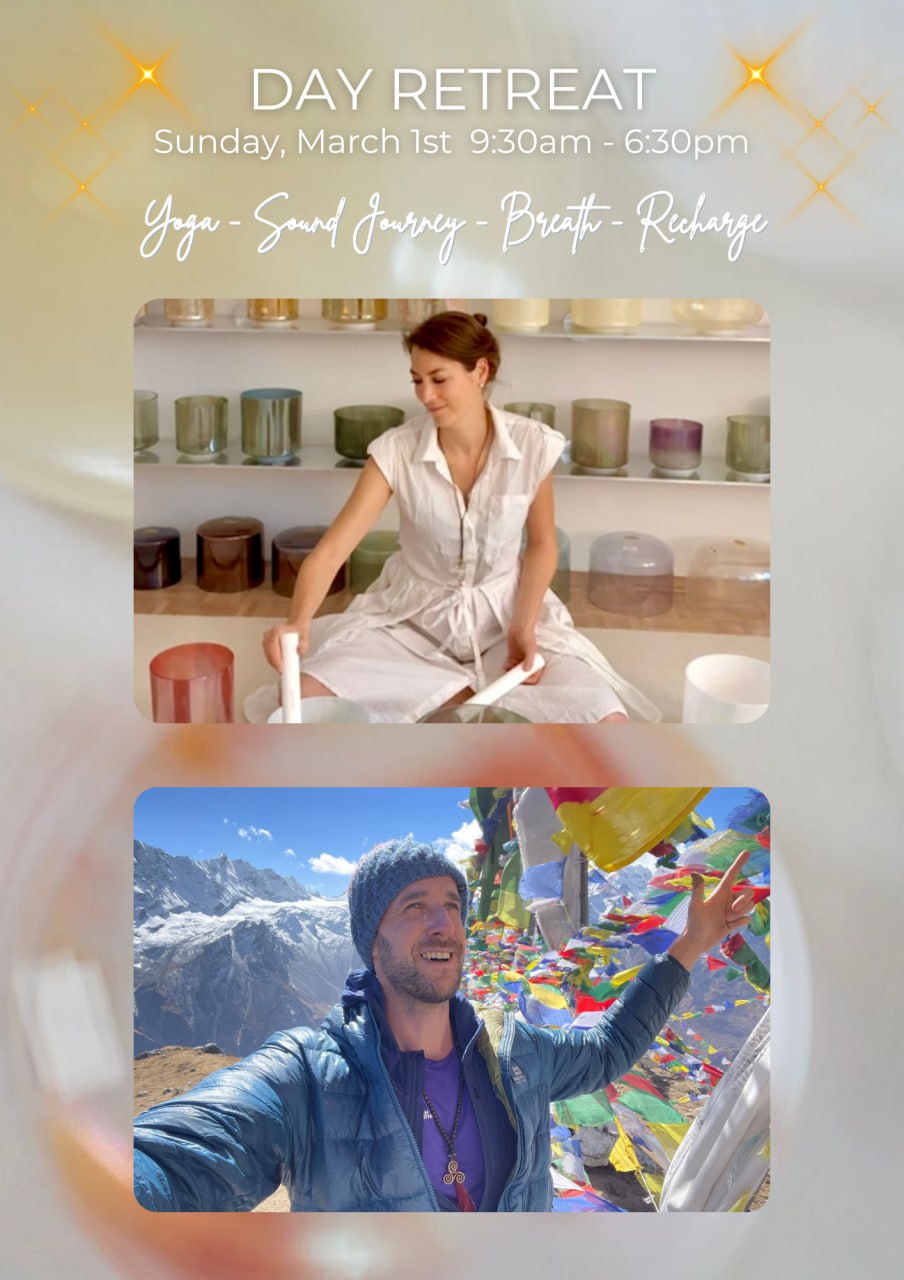 DAY RETREAT | sunday march 1st | Yoga - Sound – Recharge