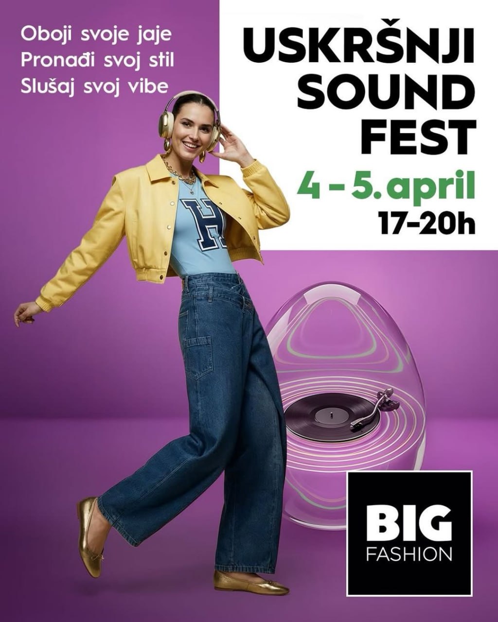В выходные BIG FASHION приглашает на пасхальное мероприятие Uskršnji Sound Fest!