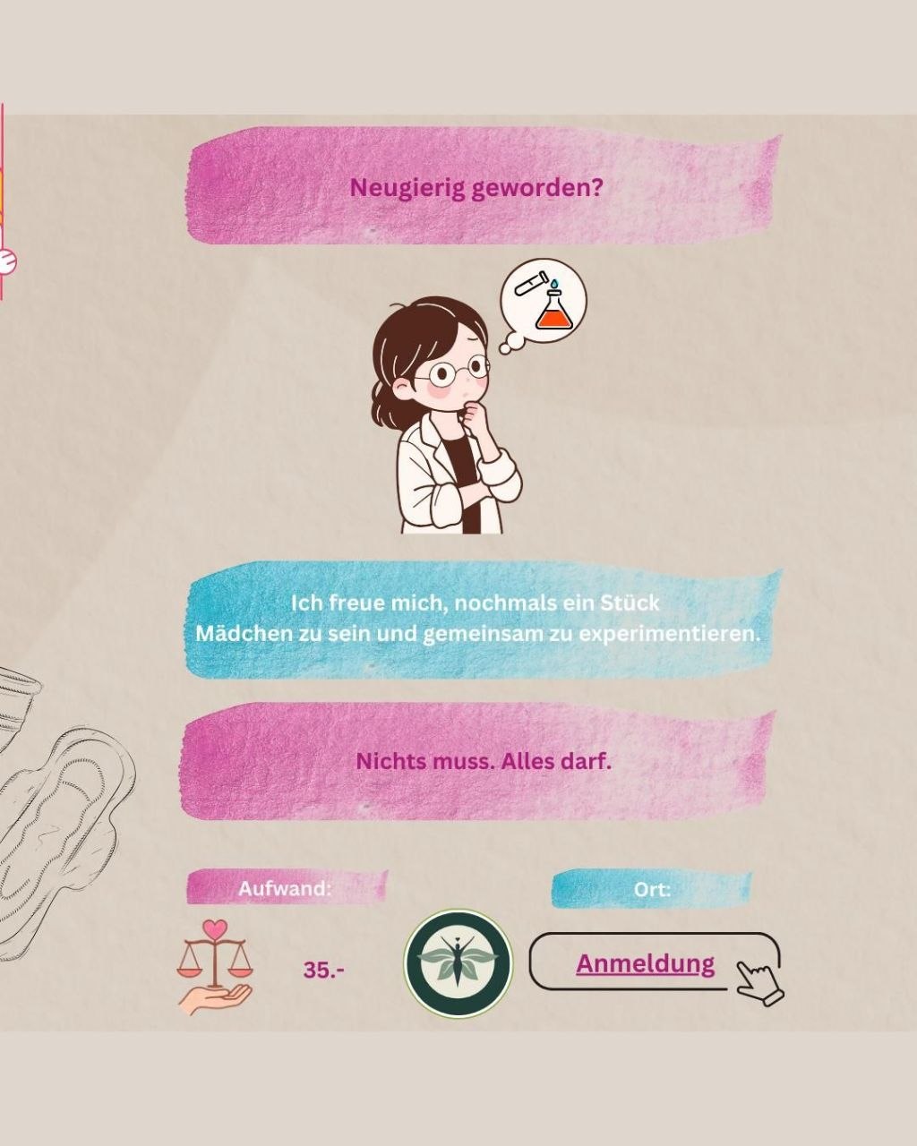 Es wäre so Wertvoll, wenn die Mädchen den Weg in den Mädchenkreis finden. Der nä