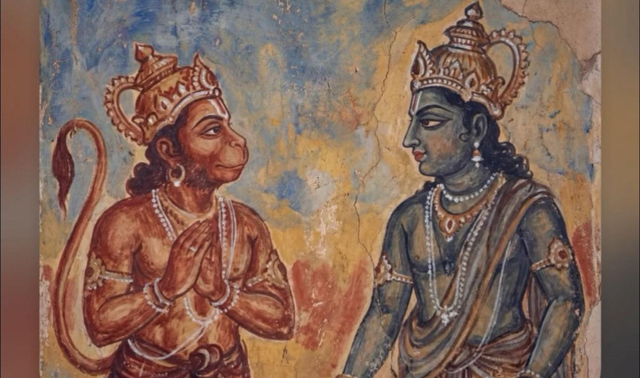 Namaste, diesen Donnerstag singen wir Mantras im Aspekt Hanumans, Sita und Rama.