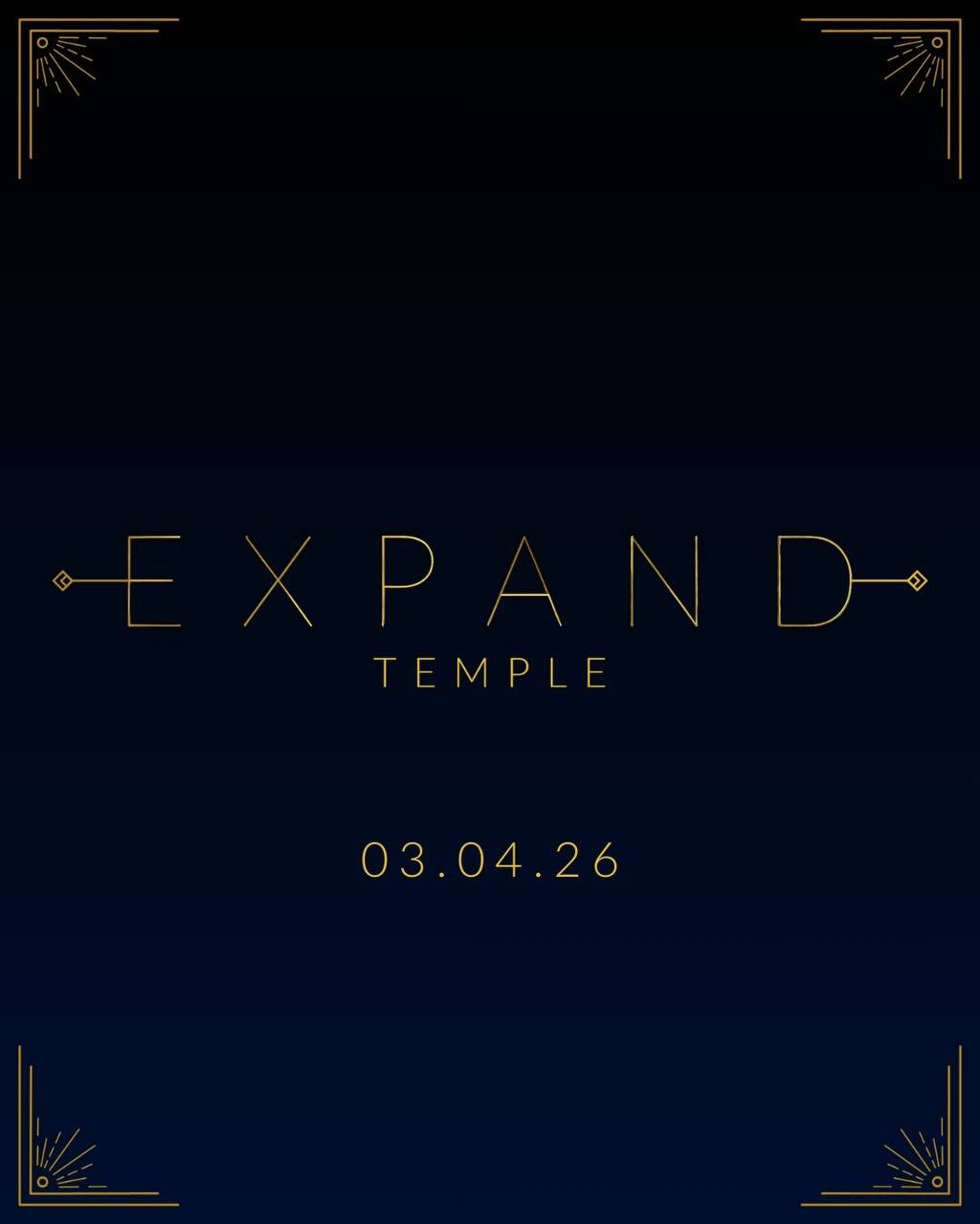 Dear cuddly friends. This Easter Friday, we go deep within us at our Expand Temp