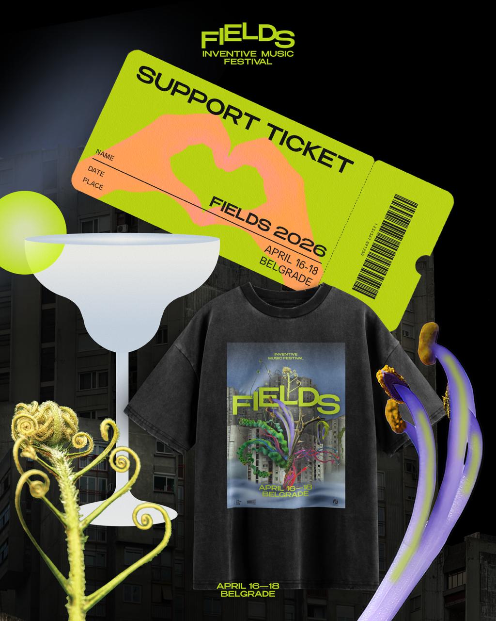 В этом году Fields запустили в продажу support ticket — специальный билет, позво