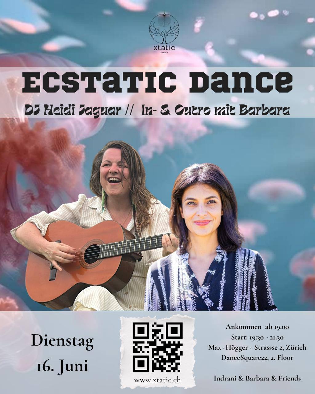Juni 16. mit DJ Heidi Jaguar und Livemusik Intro/Outro von Barbara
