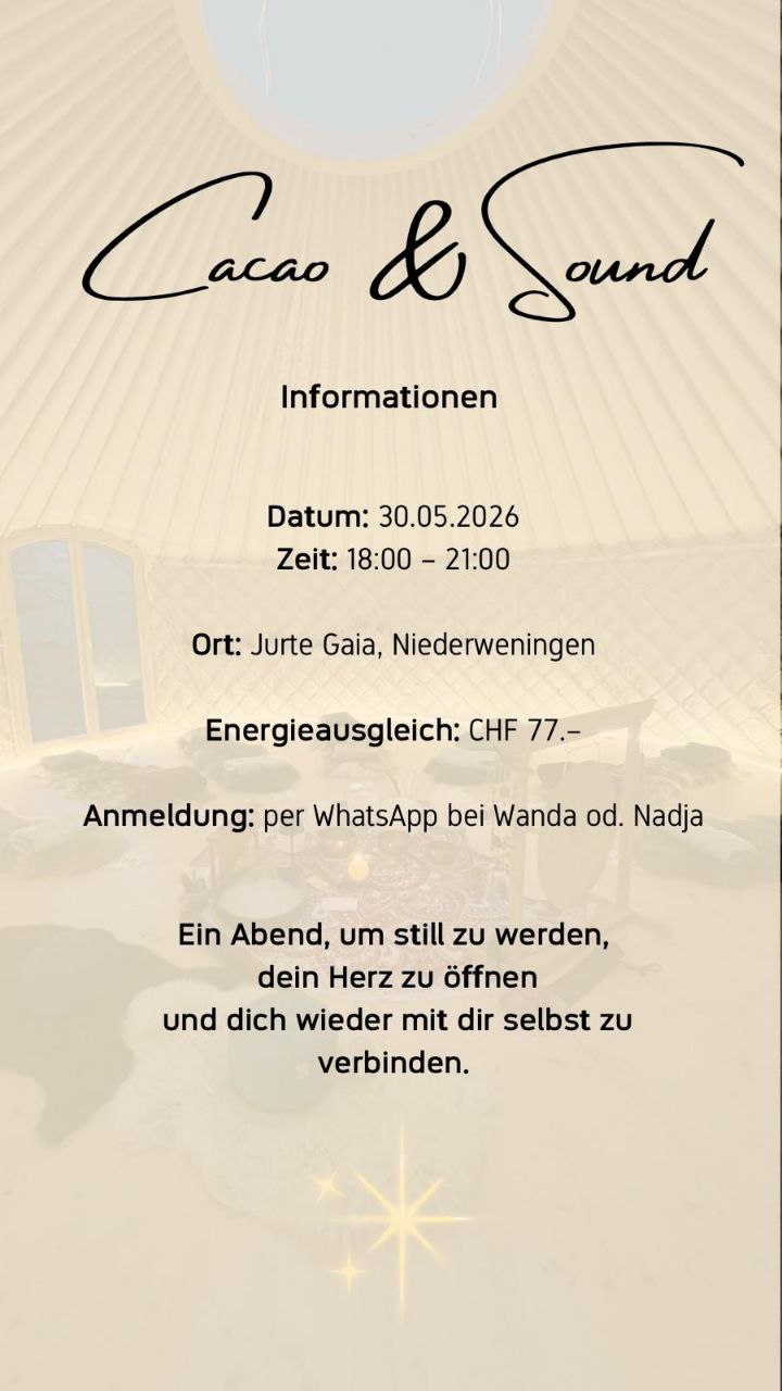 Unser nächstes Event.😊