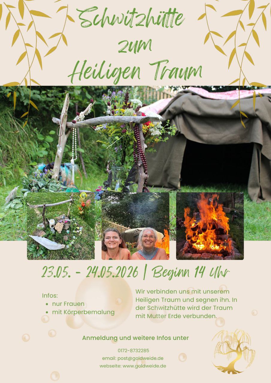 Möchtest du dich im Kreis von Frauen, mit deinem Heiligen Traum verbinden?