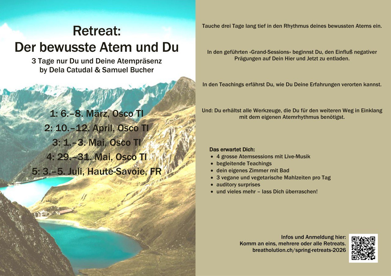 Unser nächstes Retreat steht an! 10.-12. April in Osco im sonnigen Tessin.