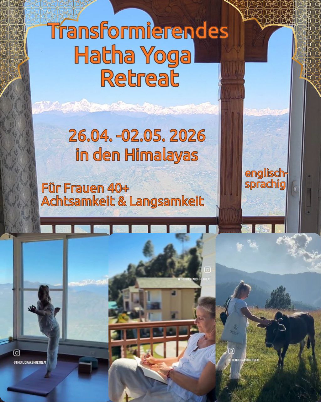 Das Rudraksh Retreat liegt auf 1800 m in Uttarakhand,  in den Himalayas.