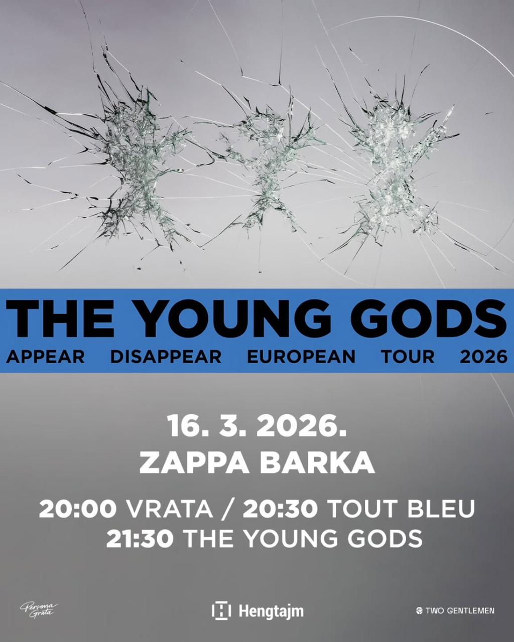 Уже сегодня пионеры индустриального рока The Young Gods в Заппа Барке. Если вы п