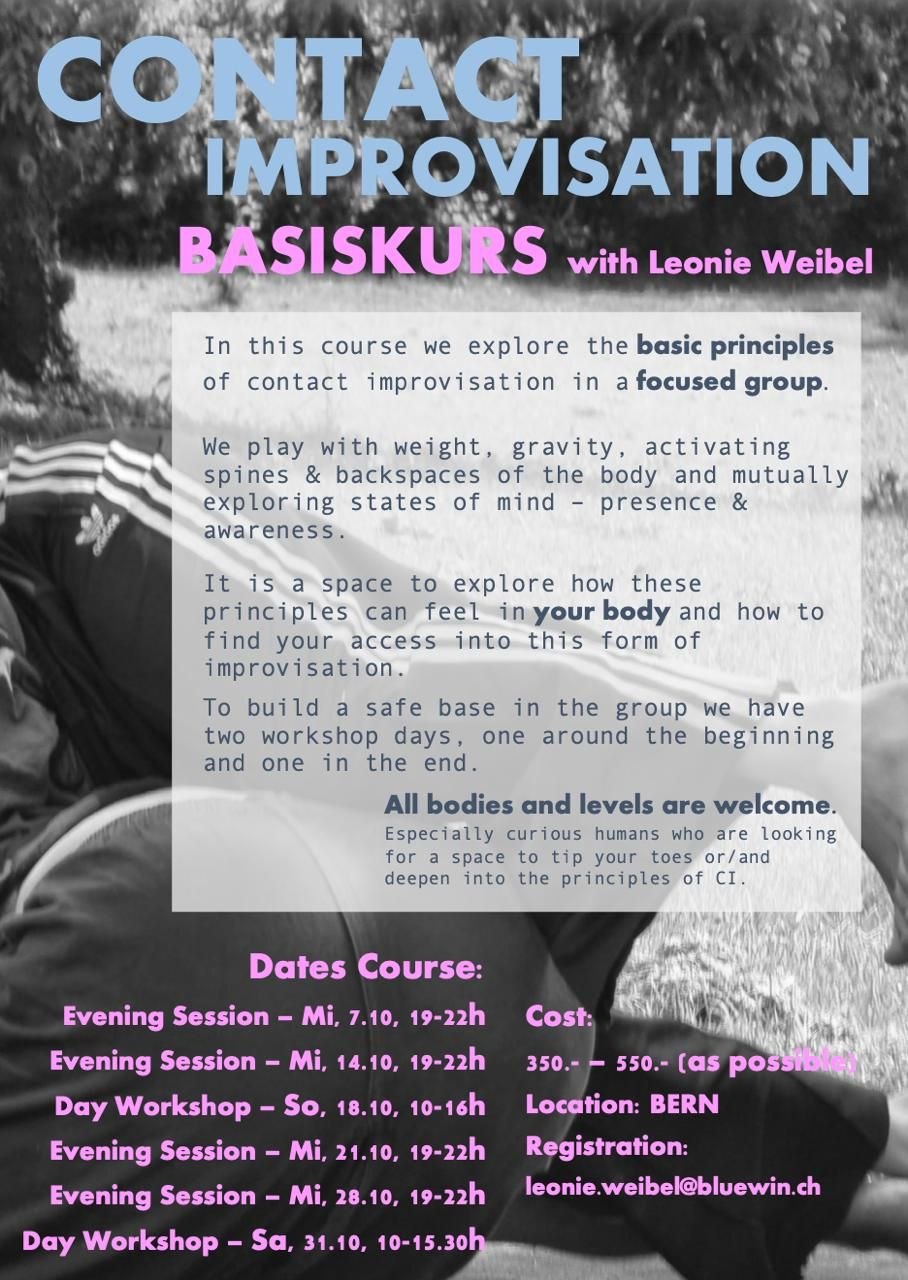 I start again a Basiskurs for Beginners in autumn in Bern!