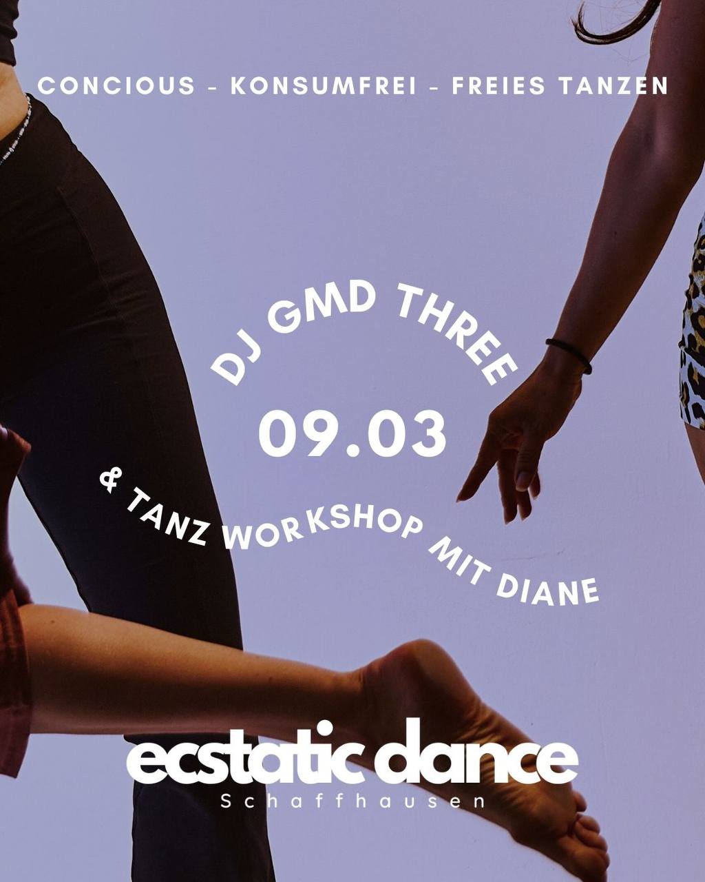 Montag 09.03 - Ecstatic Dance UND Tanz Workshop in Schaffhausen! 😍❤️‍🔥💃