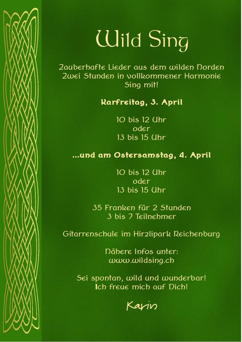Tu Dir Gutes und sing mit🍀