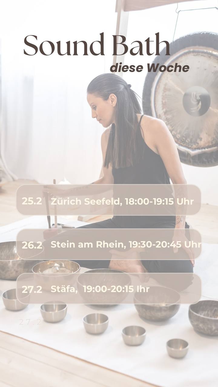 Gönn Dir diese Woche eine extra Portion Wohlgefühl, Tiefenentspannung und Regene