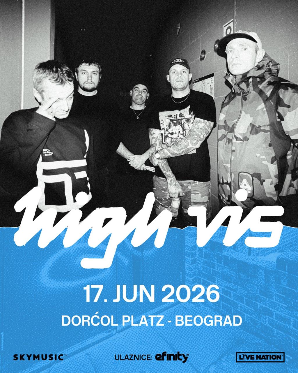 Новость-пушка! К нам едут мегакрутые High Vis! 17 июня в Dorćol Platz!