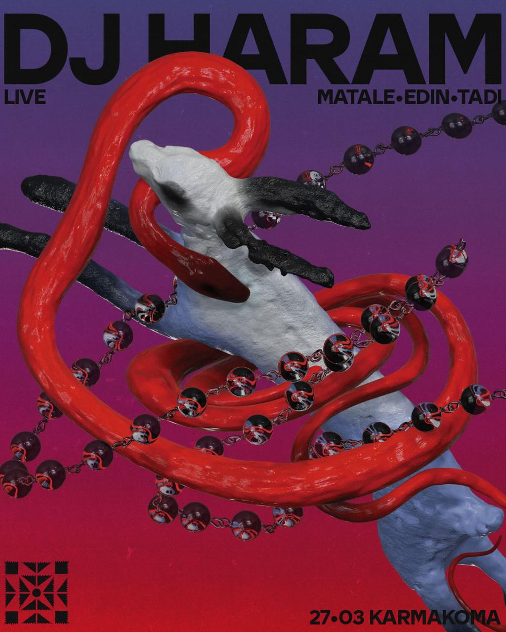 Завтра в Karmakoma выступит DJ Haram — рэп- и электронная продюсерка и диджей из
