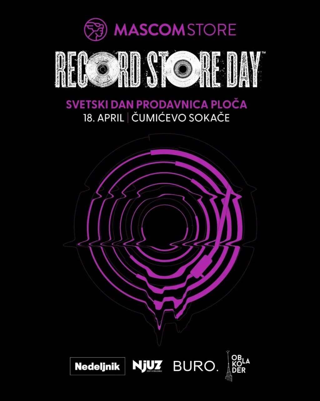 18 апреля в магазинах MASCOMSTORE в Чумичево Сокаче и на Теразие отпразднуют все