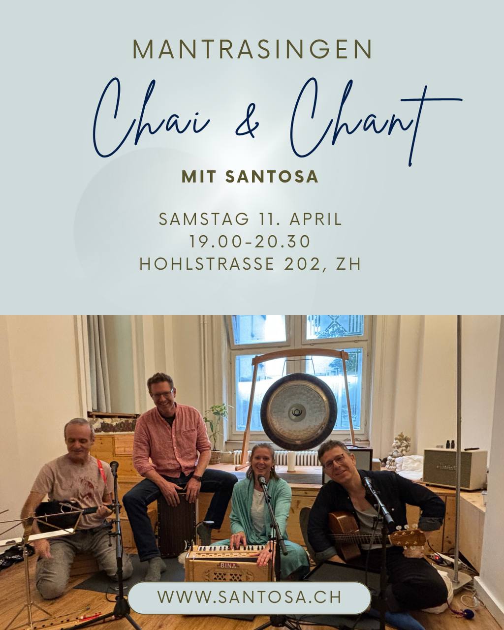 Chai & Chant – Mantrasingen mit Santosa 🕉️