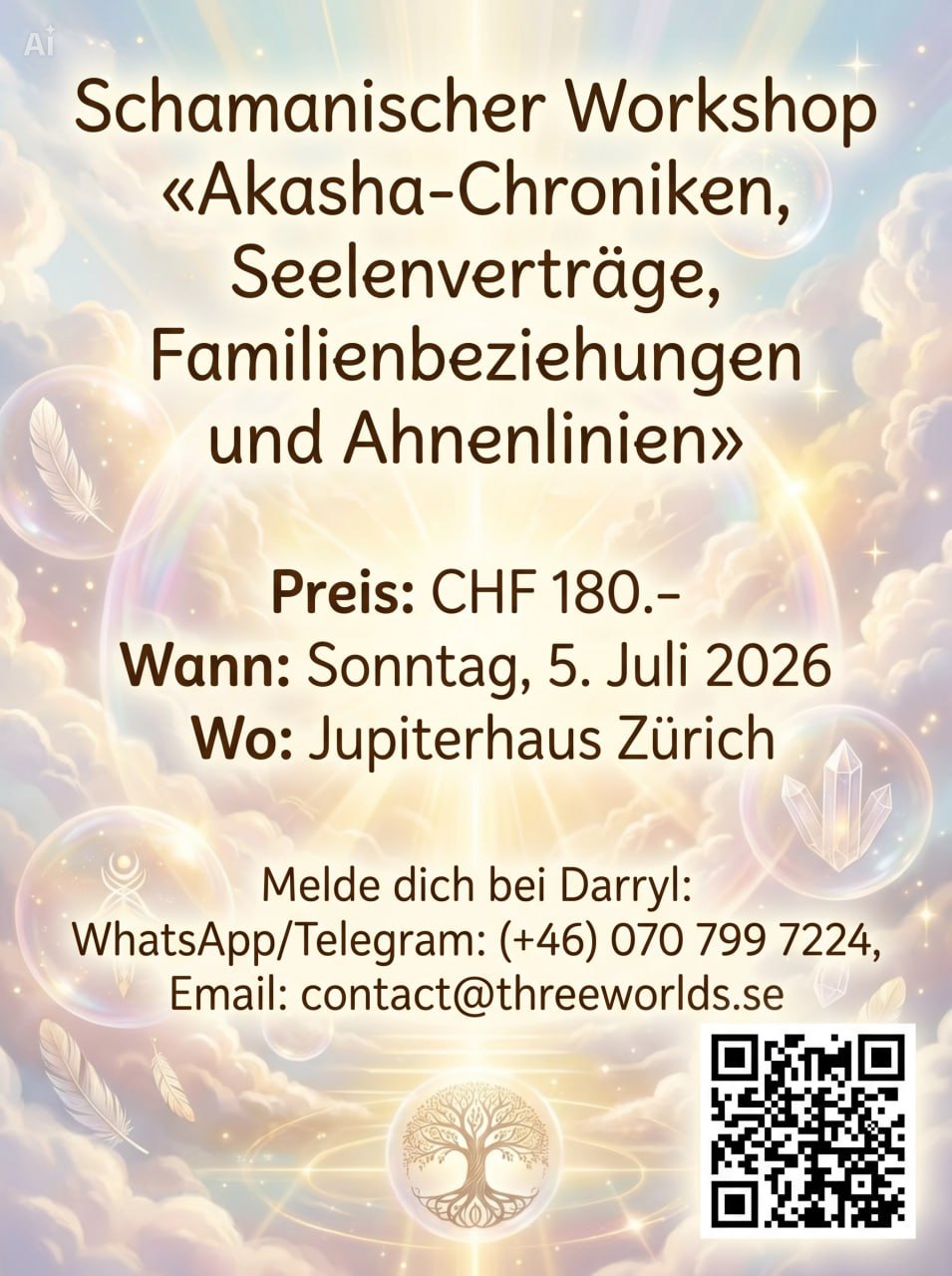 Der Workshop findet auf Englisch statt und wird auf Deutsch übersetzt.