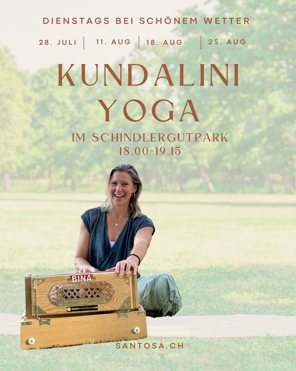 Outdoor Kundalini Yoga im Schindlergutpark